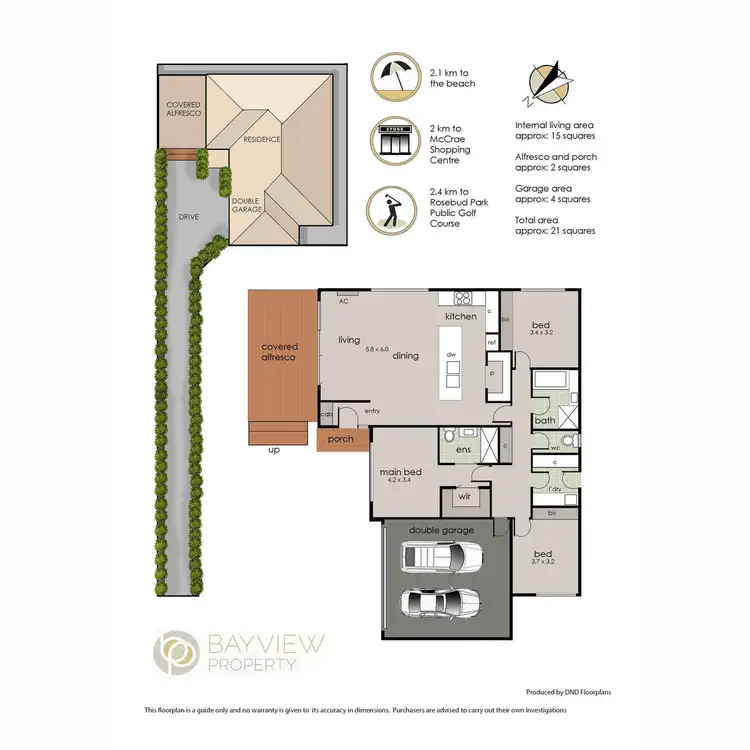 Floorplan of Homely house listing, 47 Armstrong Road, Mccrae VIC 3938
