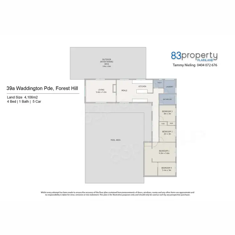 Floorplan of Homely house listing, 39A Waddinton Parade, Forest Hill QLD 4342