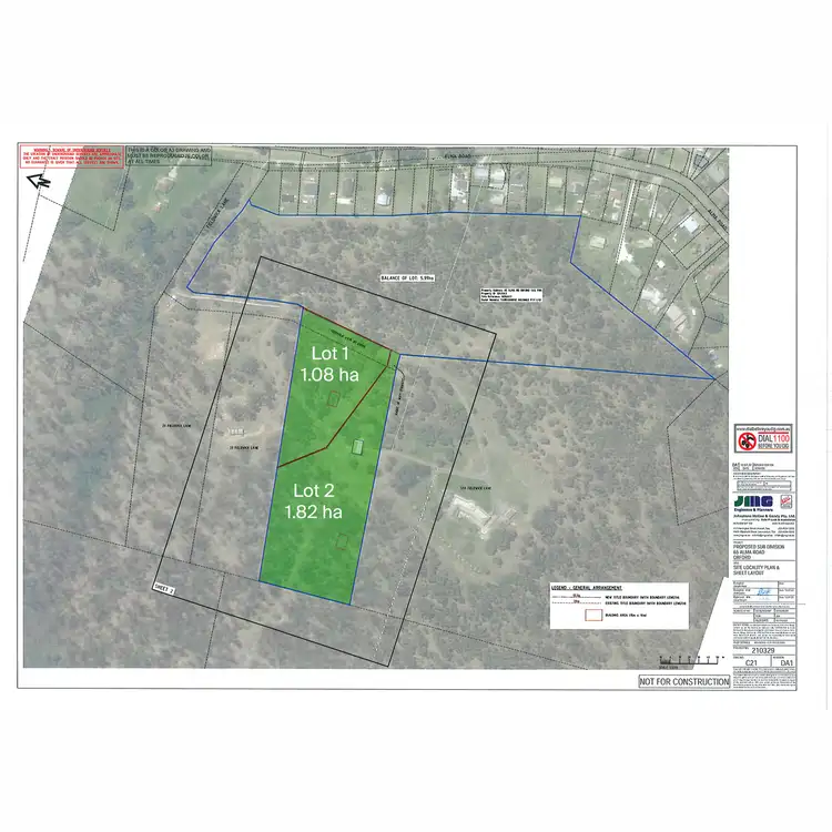 Floorplan of Homely land listing, 50 Fieldwick Lane, Orford TAS 7190