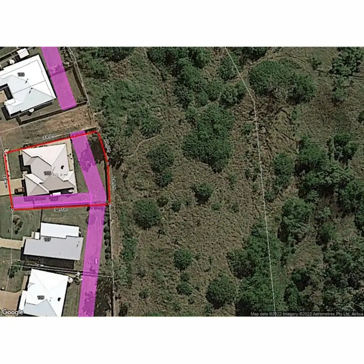 Floorplan of Homely house listing, 105 Bottlebrush Drive, Lammermoor QLD 4703