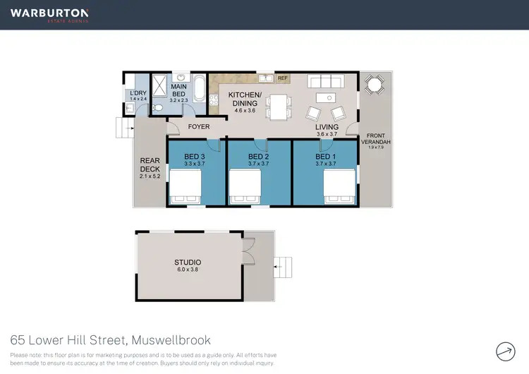 Floorplan of Homely house listing, 65 Lower Hill Street, Muswellbrook NSW 2333