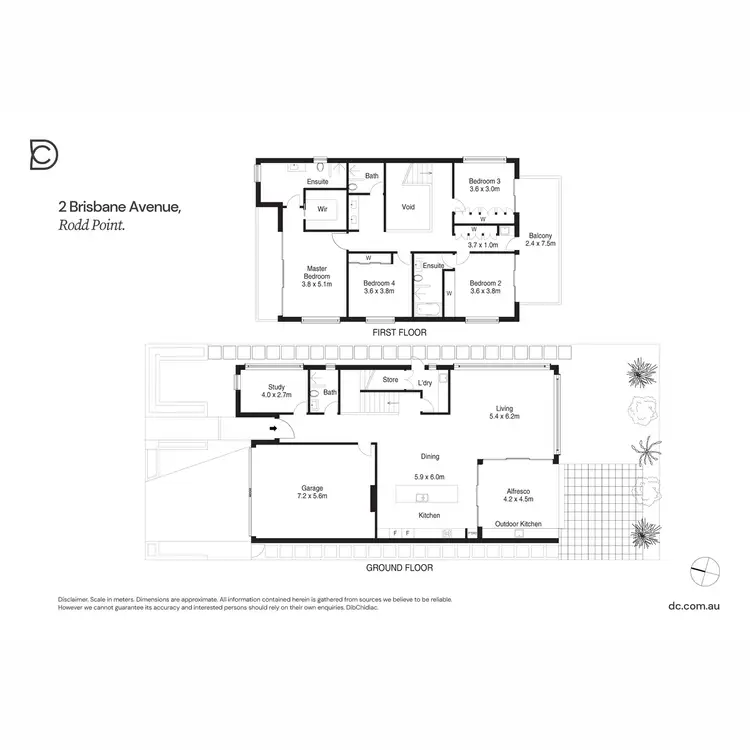 Floorplan of Homely house listing, 2 Brisbane Avenue, Rodd Point NSW 2046