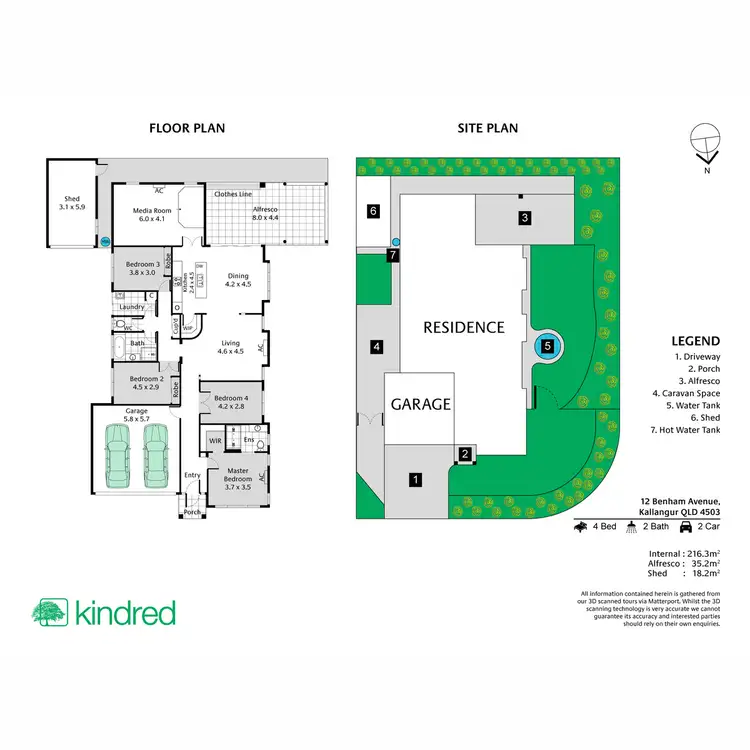 Floorplan of Homely house listing, 12 Benham Avenue, Kallangur QLD 4503