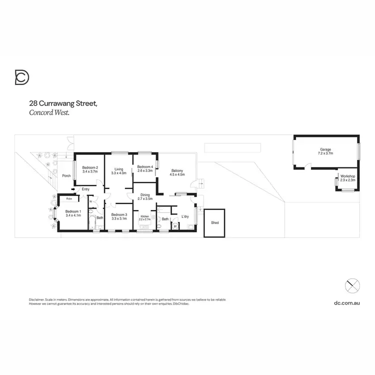 Floorplan of Homely house listing, 28 Currawang Street, Concord West NSW 2138