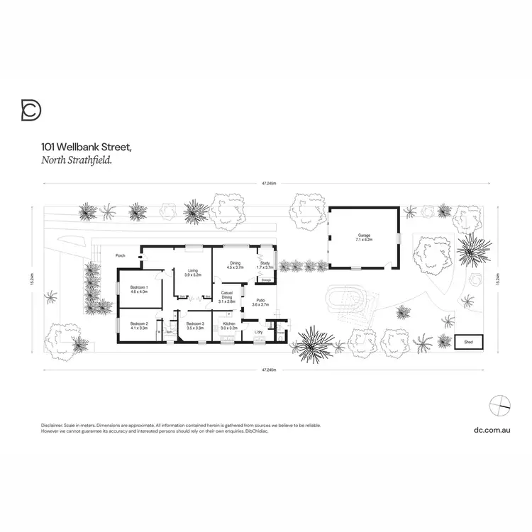 Floorplan of Homely house listing, 101 Wellbank Street, North Strathfield NSW 2137