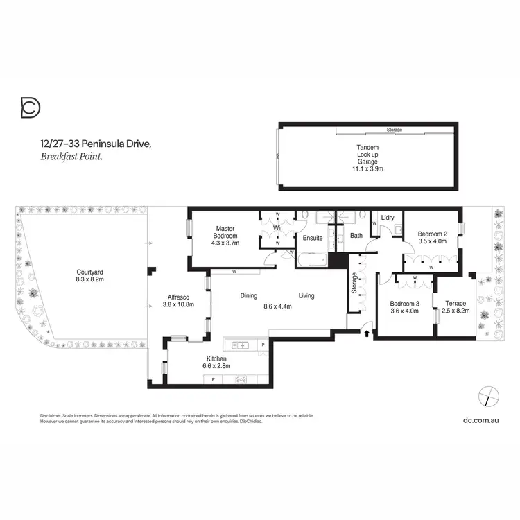 Floorplan of Homely apartment listing, 12/27-33 Peninsula Drive, Breakfast Point NSW 2137