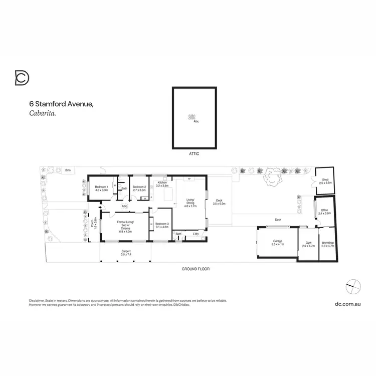 Floorplan of Homely house listing, 6 Stamford Avenue, Cabarita NSW 2137