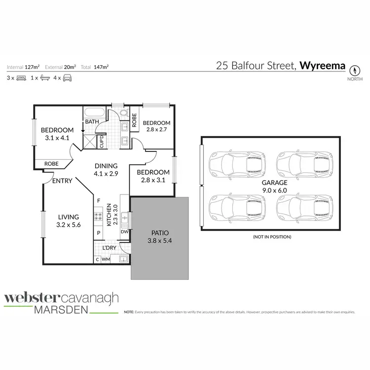 Floorplan of Homely house listing, 25 Balfour Street, Wyreema QLD 4352