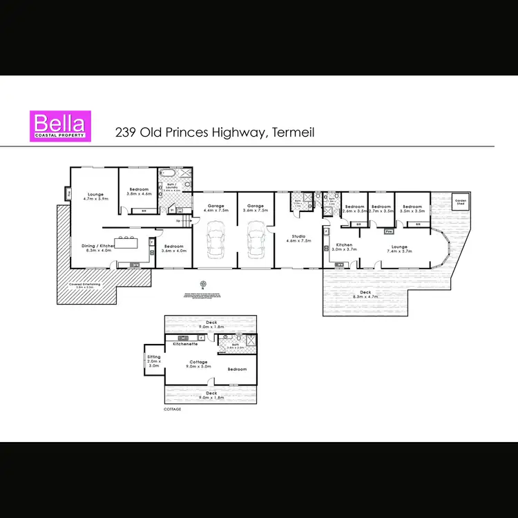 Floorplan of Homely rural property listing, 239 Old Princes Highway, Termeil NSW 2539