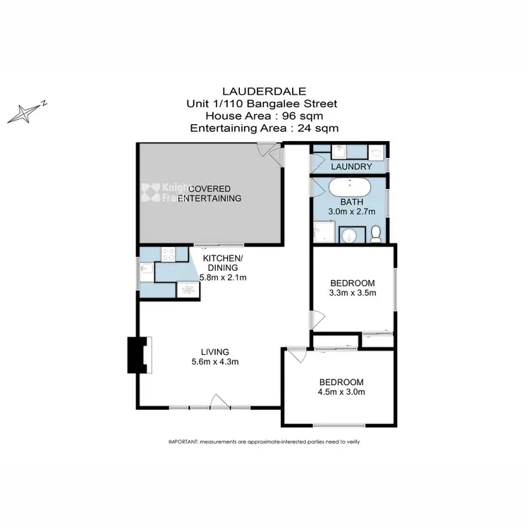 Floorplan of Homely house listing, 1/110 Bangalee Street, Lauderdale TAS 7021
