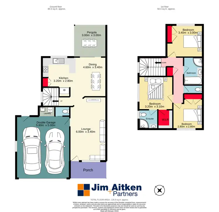 Floorplan of Homely semi-detached listing, 63a Kiber Drive, Glenmore Park NSW 2745