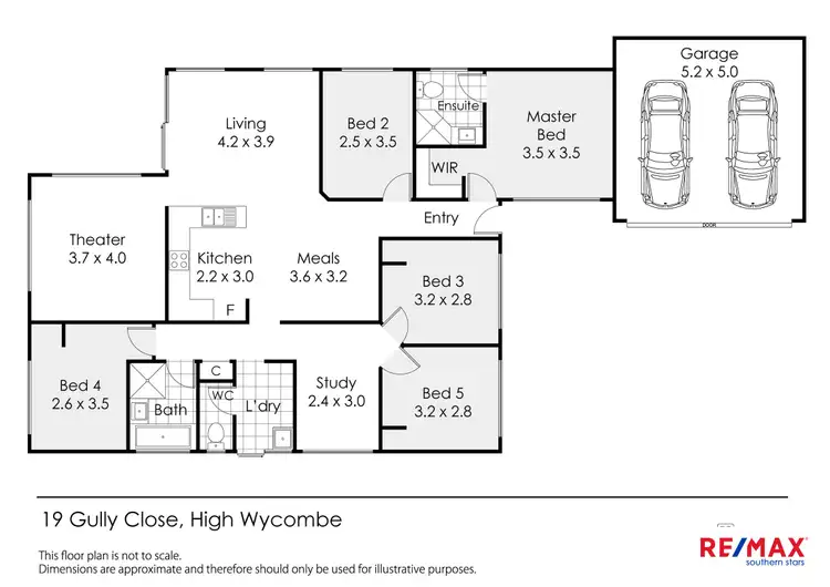 Floorplan of Homely house listing, 19 Gully Close, High Wycombe WA 6057