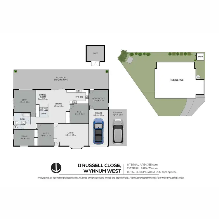 Floorplan of Homely house listing, 11 Russell Close, Wynnum West QLD 4178