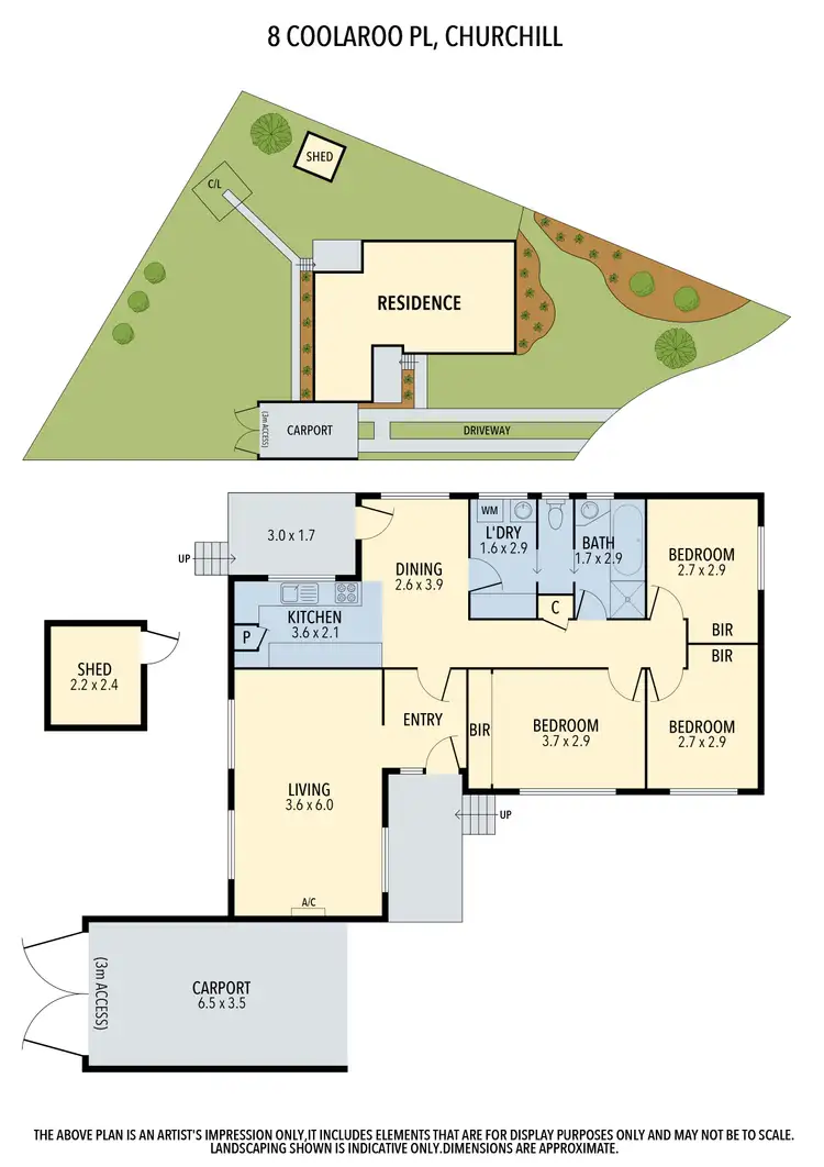 Floorplan of Homely house listing, 8 Coolaroo Place, Churchill VIC 3842