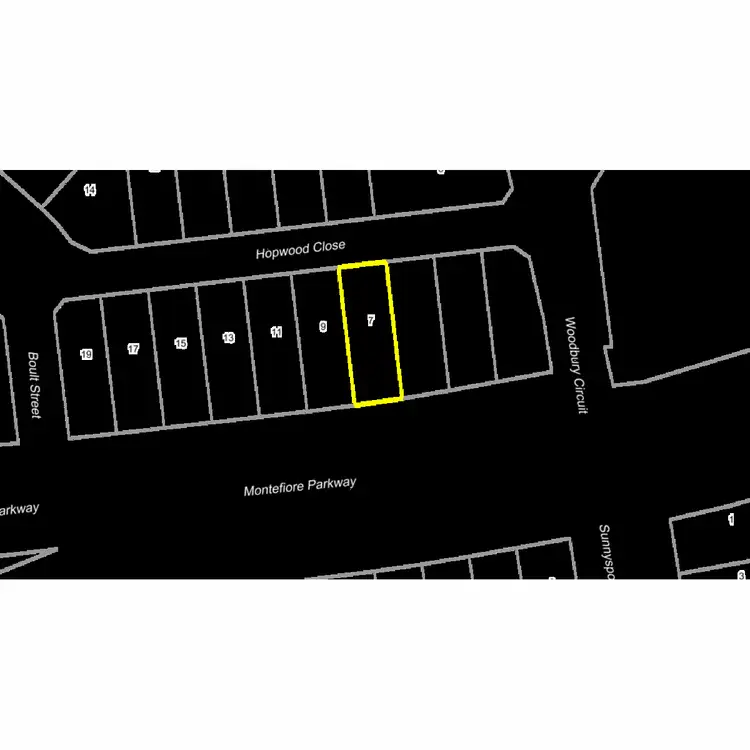 Floorplan of Homely land listing, 7 Hopwood Close, Catherine Hill Bay NSW 2281