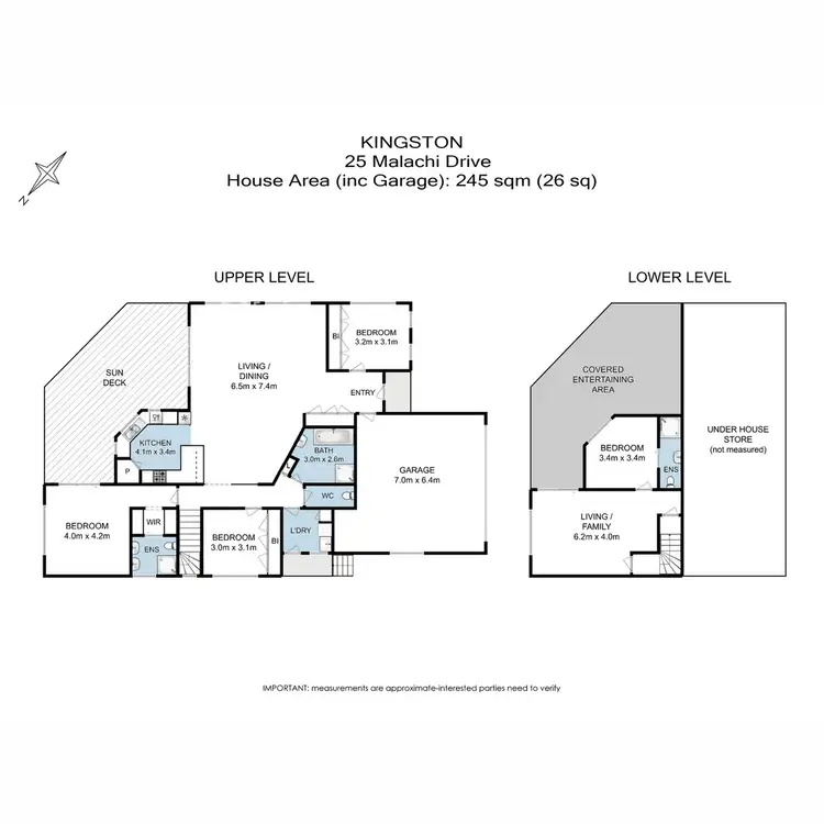 Floorplan of Homely house listing, 25 Malachi Drive, Kingston TAS 7050