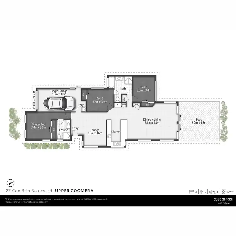 Floorplan of Homely house listing, 27 Con Brio Boulevard, Upper Coomera QLD 4209