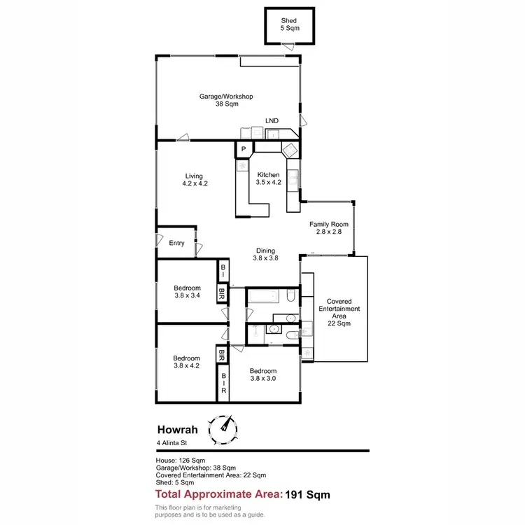 Floorplan of Homely house listing, 4 Alinta Street, Howrah TAS 7018