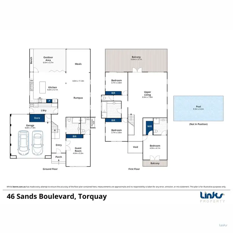 Floorplan of Homely house listing, 46 Sands Boulevard, Torquay VIC 3228