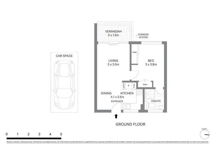 Floorplan of Homely apartment listing, 2/21 Rosalind Street, Cammeray NSW 2062