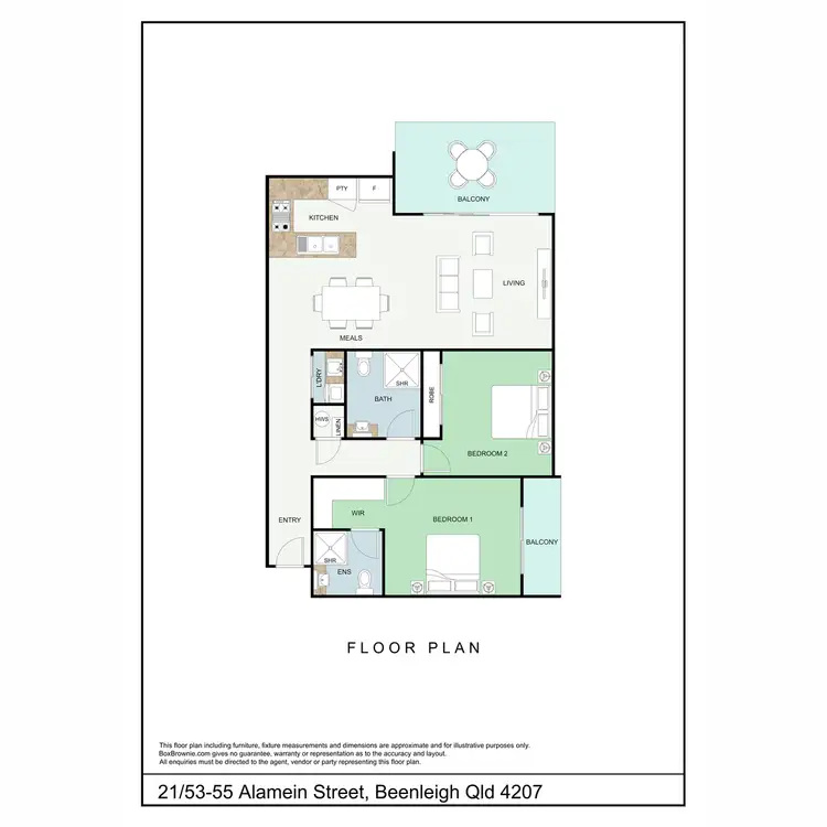 Floorplan of Homely unit listing, 21/53-55 Alamein Street, Beenleigh QLD 4207