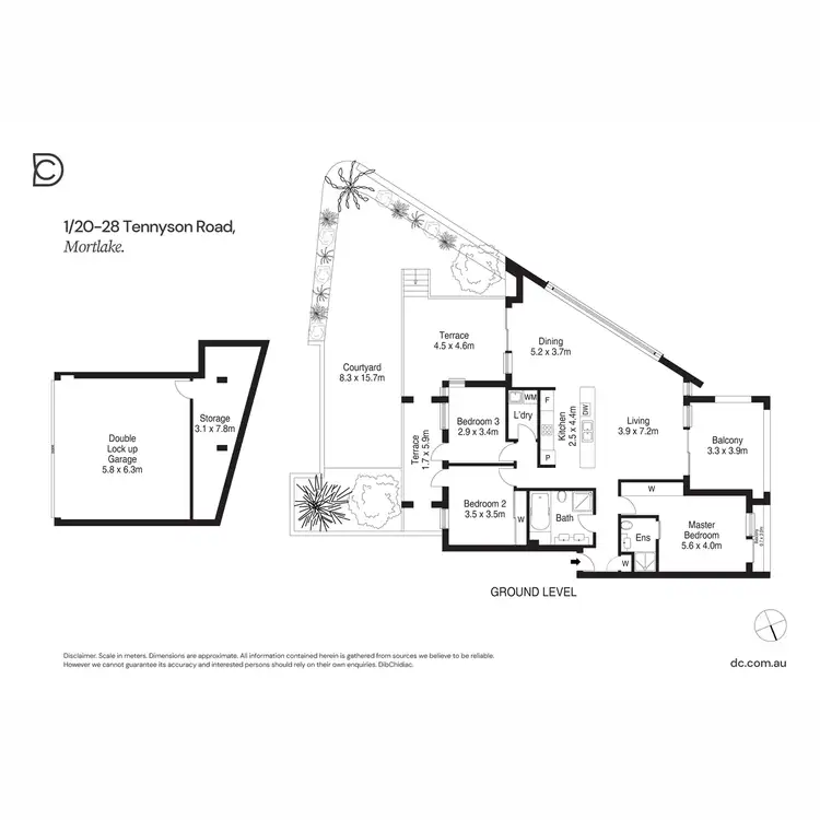 Floorplan of Homely apartment listing, 1/20-28 Tennyson Road, Mortlake NSW 2137