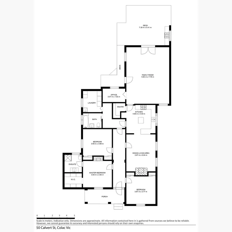 Floorplan of Homely house listing, 50 Calvert Street, Colac VIC 3250