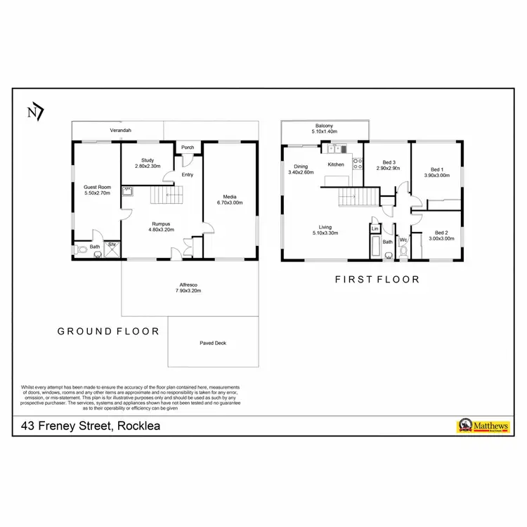 Floorplan of Homely house listing, 43 Freney Street, Rocklea QLD 4106