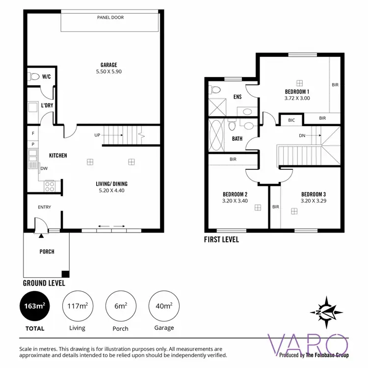 Floorplan of Homely townhouse listing, 5 Byrness Avenue, Devon Park SA 5008