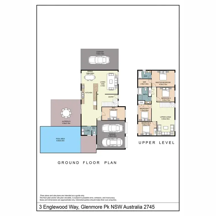 Floorplan of Homely house listing, 3 Englewood Way, Glenmore Park NSW 2745