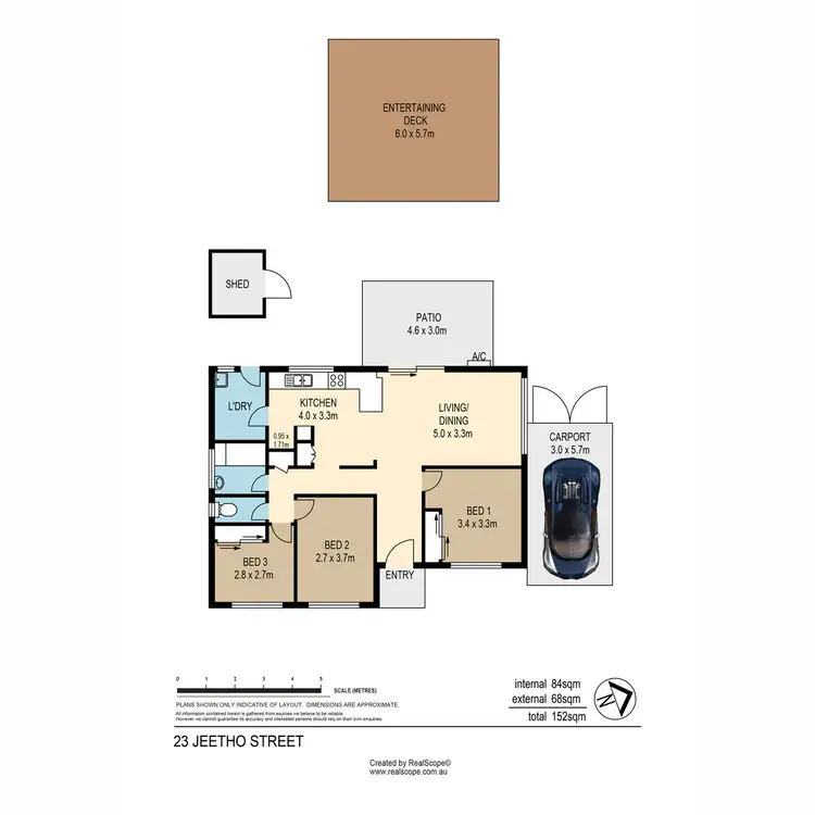Floorplan of Homely house listing, 23 Jeetho Street, Jindalee QLD 4074