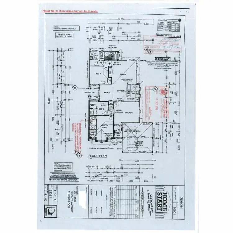 Floorplan of Homely house listing, 15 Brontie Avenue, Ellenbrook WA 6069