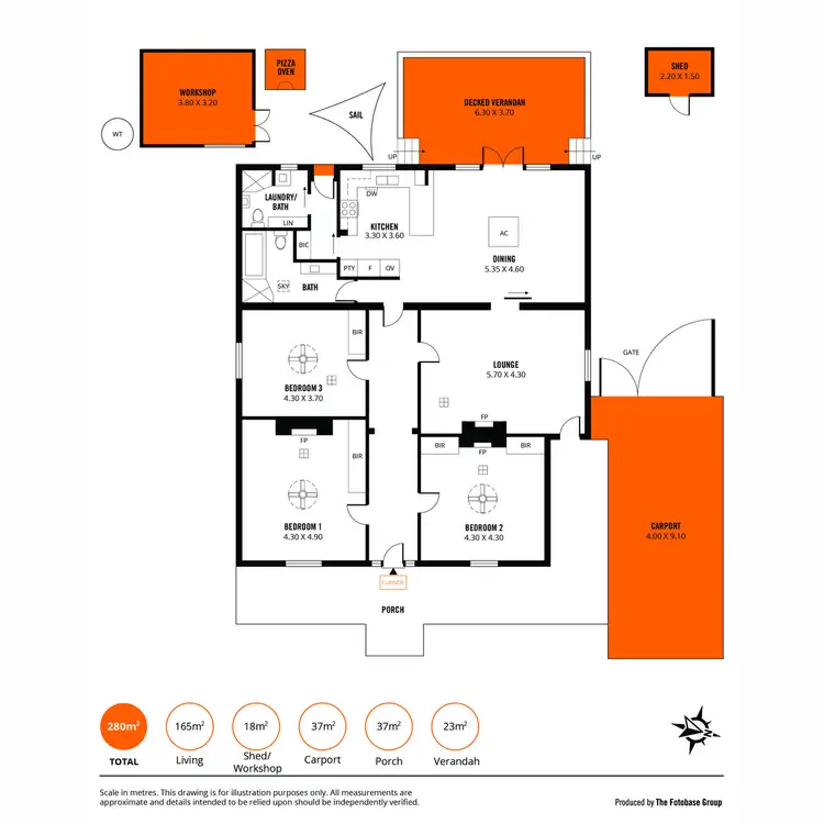 Floorplan of Homely house listing, 4 Thames Street, Clarence Park SA 5034
