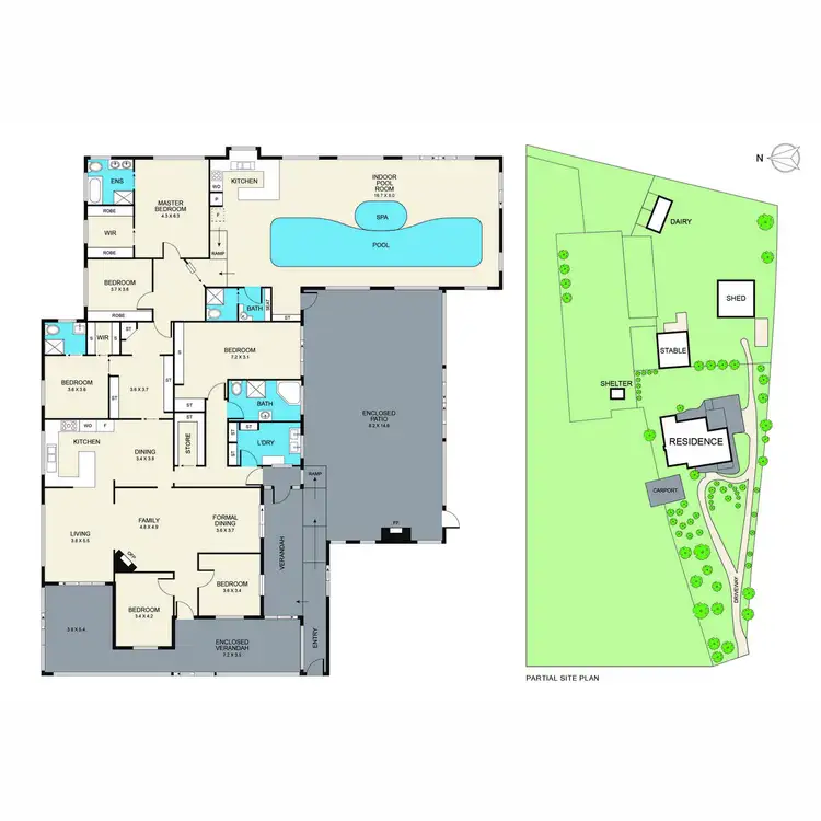 Floorplan of Homely rural property listing, 2490C New England Highway, Branxton NSW 2335