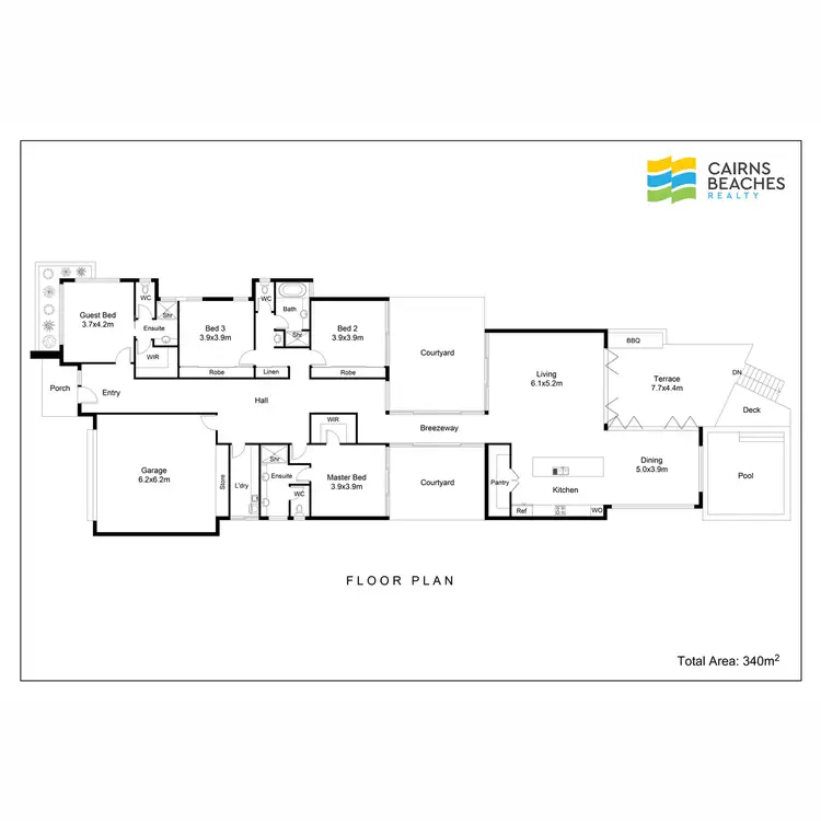 Floorplan of Homely house listing, 14 Marina Quay, Trinity Park QLD 4879