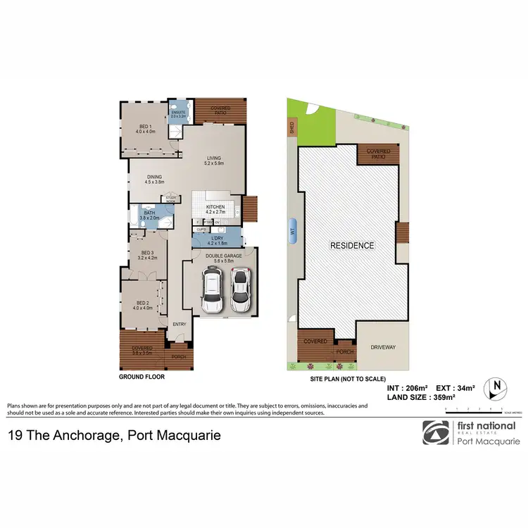Floorplan of Homely house listing, 19 The Anchorage, Port Macquarie NSW 2444