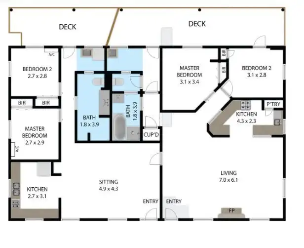 Floorplan of Homely house listing, 17 Alfred Grove, Emerald VIC 3782
