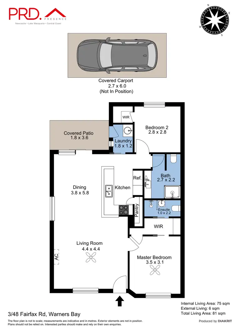 Floorplan of Homely house listing, 3/48 Fairfax Road, Warners Bay NSW 2282