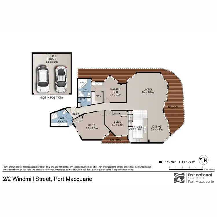 Floorplan of Homely unit listing, 2/2 Windmill Street, Port Macquarie NSW 2444