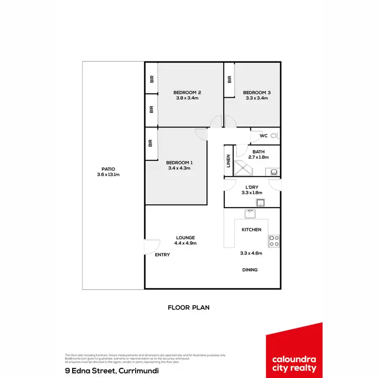 Floorplan of Homely house listing, 9 Edna Street, Currimundi QLD 4551