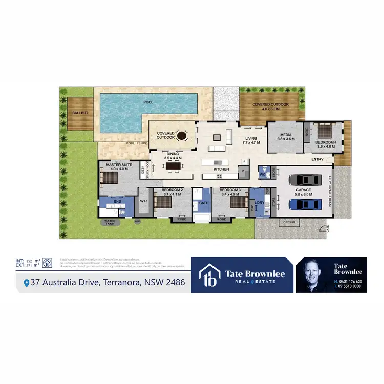 Floorplan of Homely house listing, 37 Australia Drive, Terranora NSW 2486