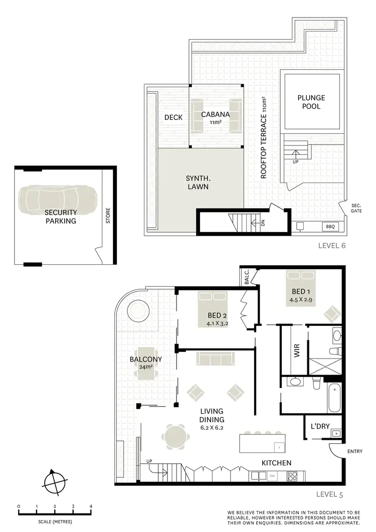 Floorplan of Homely apartment listing, 512/836 Elizabeth Street, Waterloo NSW 2017