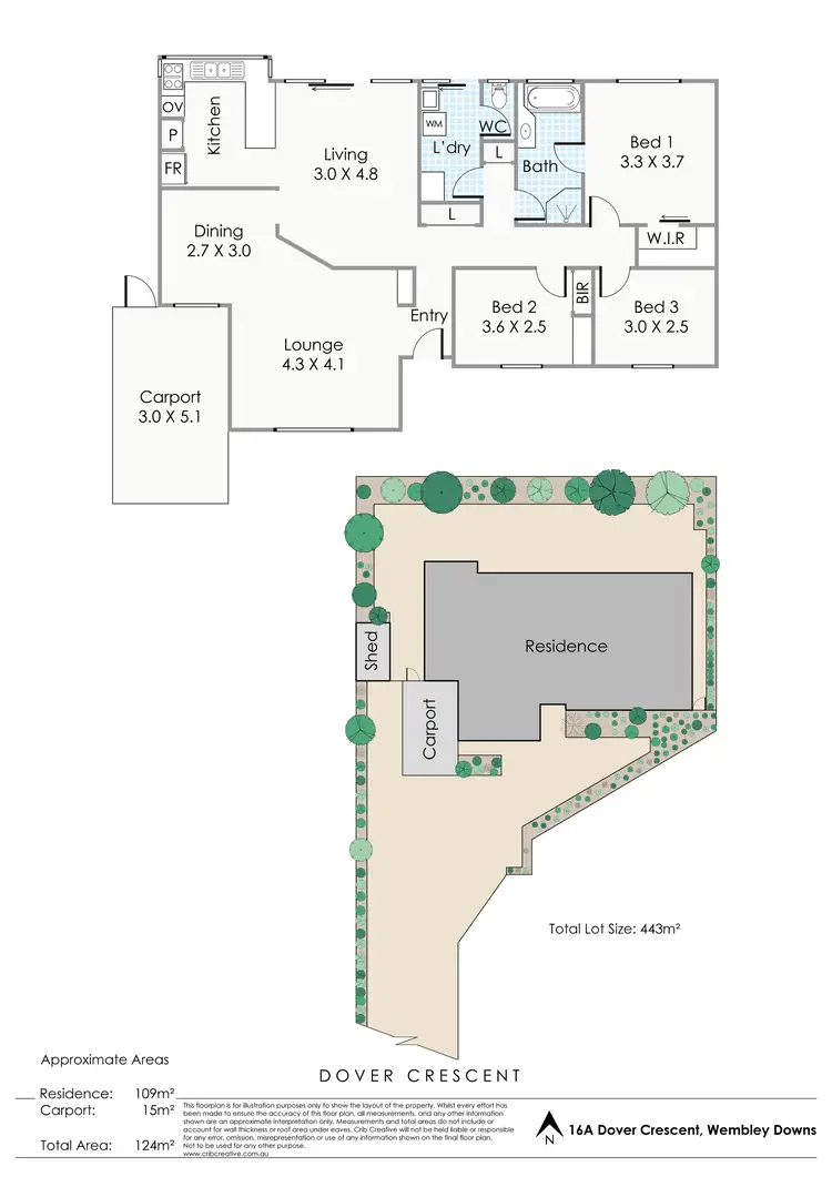 Floorplan of Homely house listing, 16A Dover Crescent, Wembley Downs WA 6019