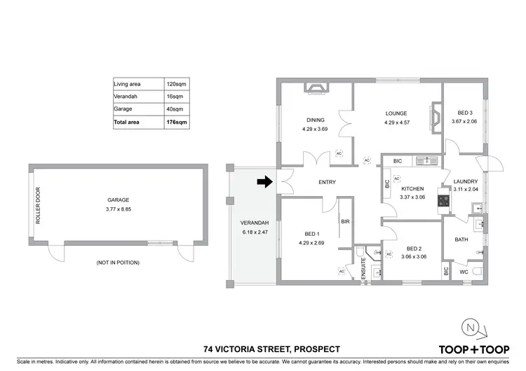 Floorplan of Homely house listing, 74 Victoria Street, Prospect SA 5082