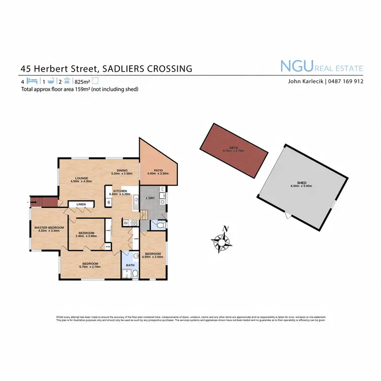 Floorplan of Homely house listing, 45 Herbert Street, Sadliers Crossing QLD 4305