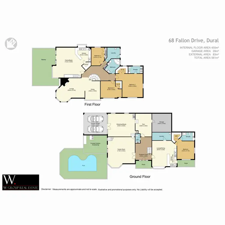 Floorplan of Homely house listing, 68 Fallon Drive, Dural NSW 2158