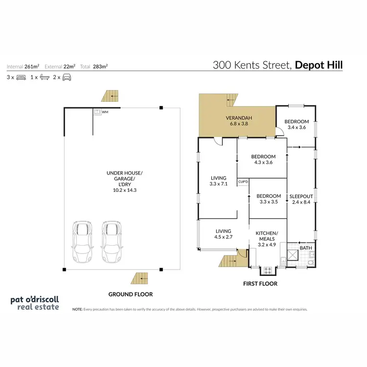 Floorplan of Homely house listing, 300 Kent Street, Depot Hill QLD 4700