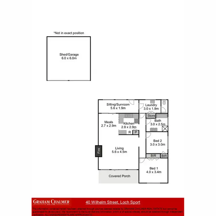 Floorplan of Homely house listing, 40 Wilhelm Street, Loch Sport VIC 3851