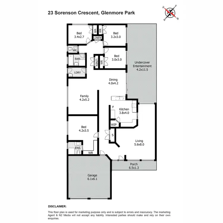 Floorplan of Homely house listing, 23 Sorenson Crescent, Glenmore Park NSW 2745