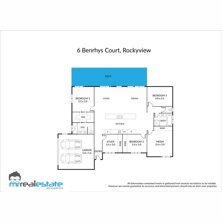 Floorplan of Homely house listing, 6 Benrhys Court, Rockyview QLD 4701